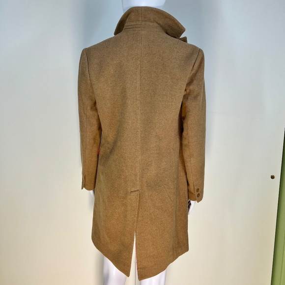 Gap Camel Wool Cashmere Blend Top Coat, XS Old Money Classy Preppy Warm Layers - Picture 5 of 12